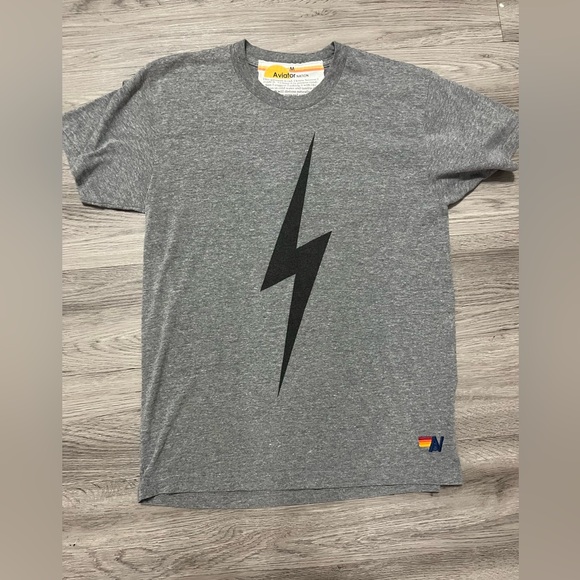 Aviator nation BOLT TEE - HEATHER GREY - Picture 4 of 5